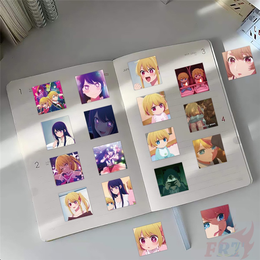 ❉ Oshi NO KO. Miếng Dán Trang Trí Hình Chân Dung Độc Đáo Series 01 ❉ Bộ 60 Sticker Chống Thấm Nước Họa Tiết Doodle Hợp Thời Trang