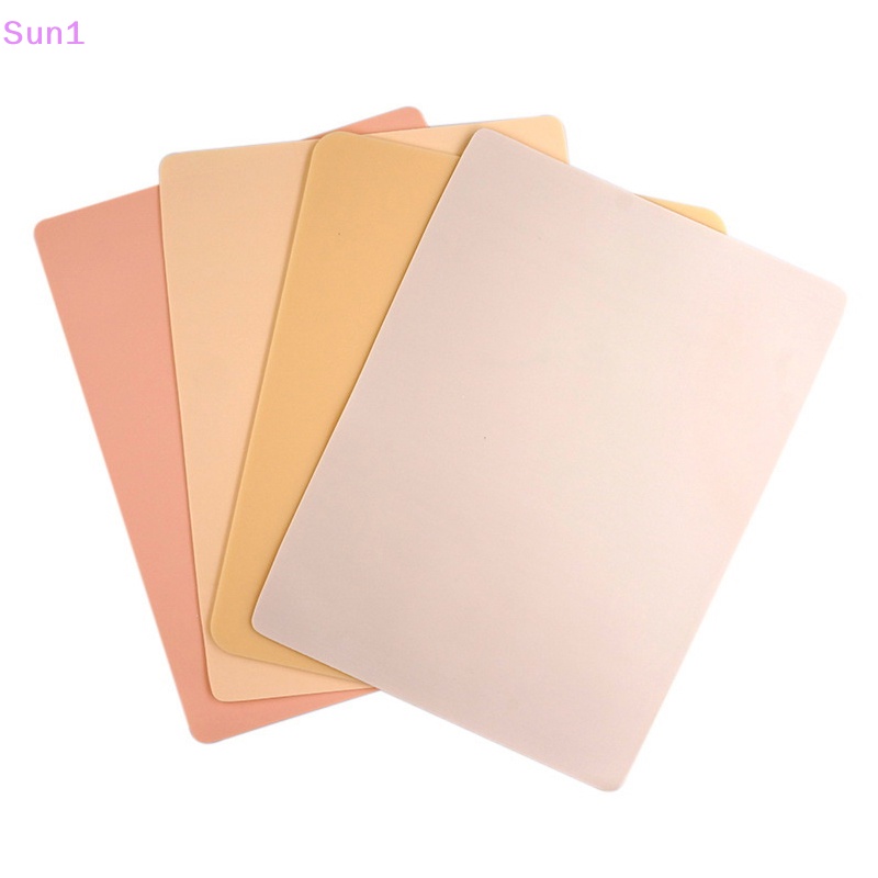 Set 1 / 8 Miếng Da Bằng Silicone Dùng Thực Hành Xăm Lông Mày Tiện Dụng