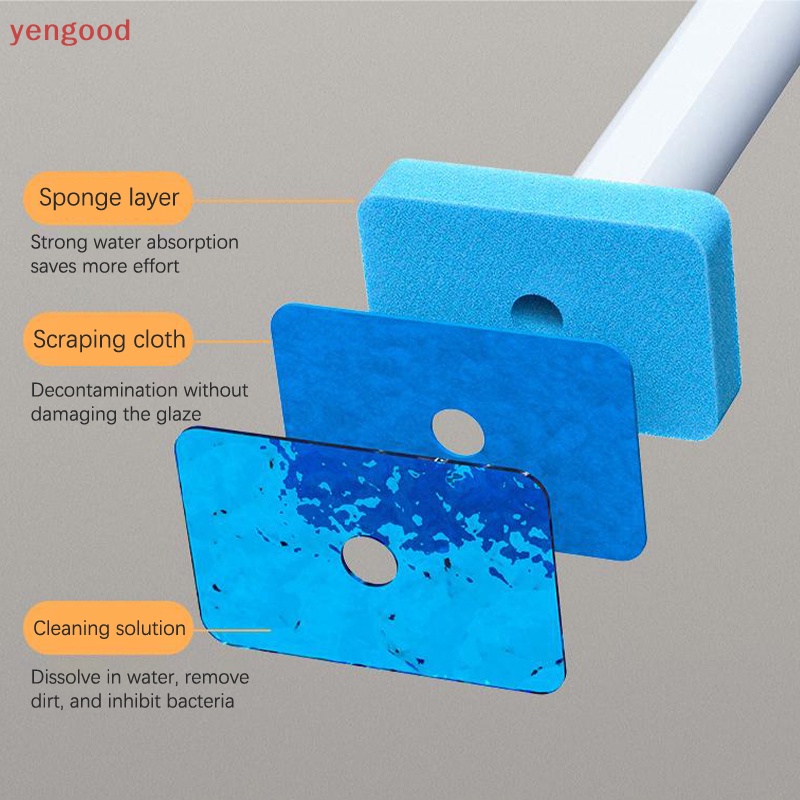 Bàn Chải Vệ Sinh Toilet Dùng Một Lần Cán Dài Tiện Dụng