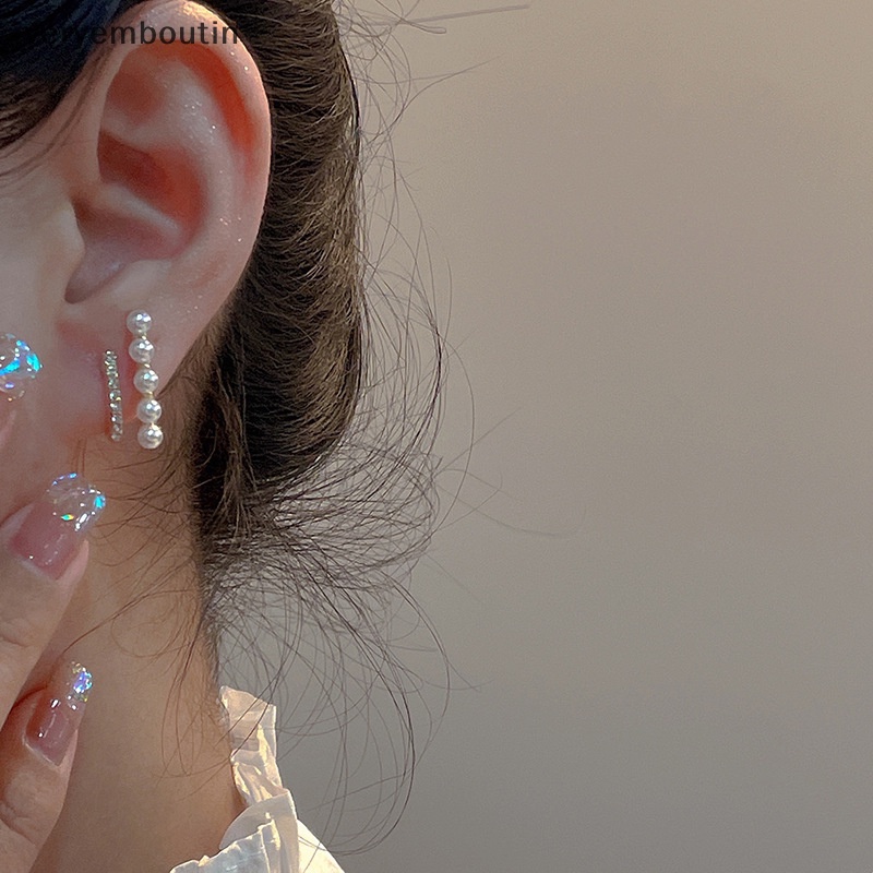 1 Đôi Bông Tai Ngọc Trai Thời Trang Cổ Điển Hàn Quốc Dành Cho Nữ