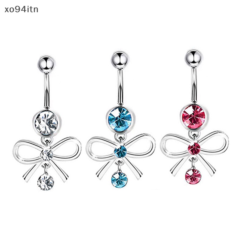 Khuyên Rốn Hình Bướm Chất Liệu Thép Không Gỉ Thời Trang