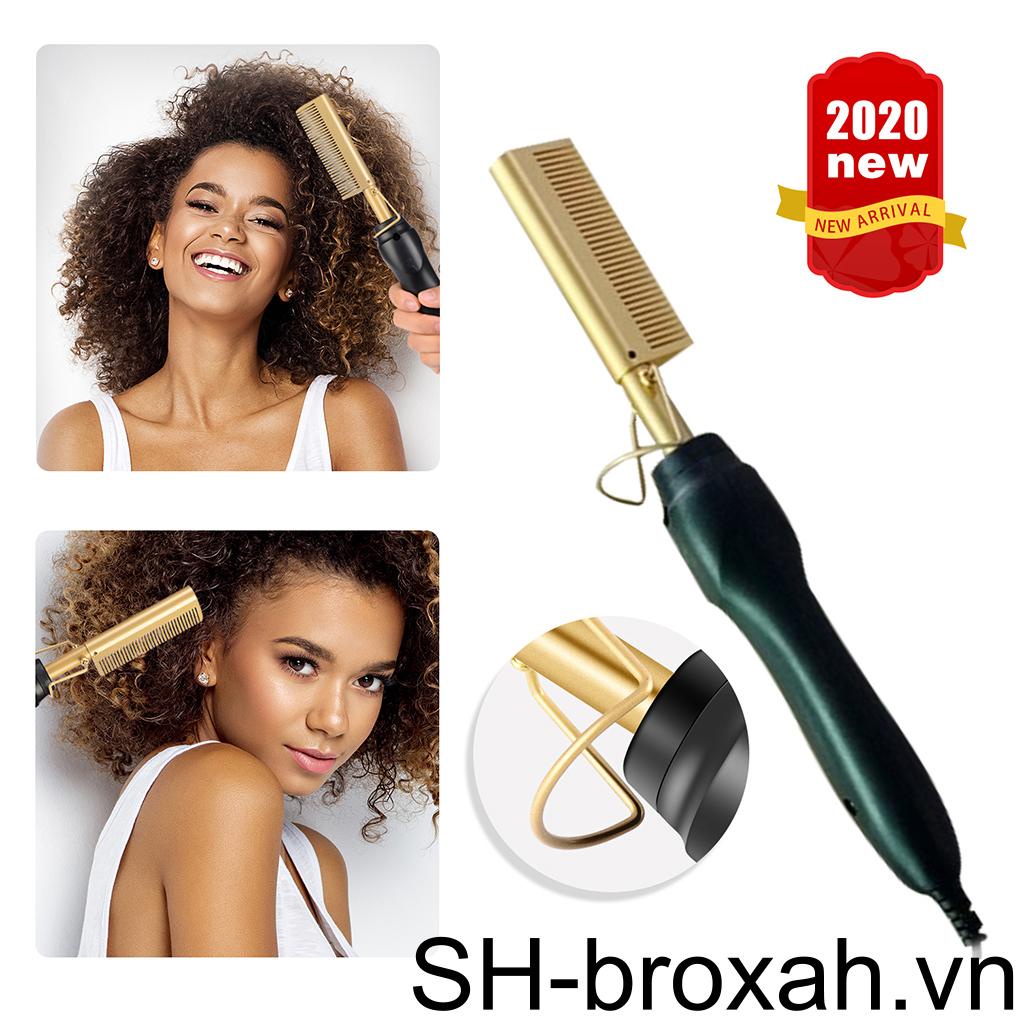 Máy Duỗi / Uốn Tóc Cầm Tay Bằng Hợp Kim Titan Đa Năng