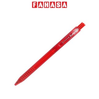 Bút bi bấm reporter 0.5 mm - radius - mực đỏ