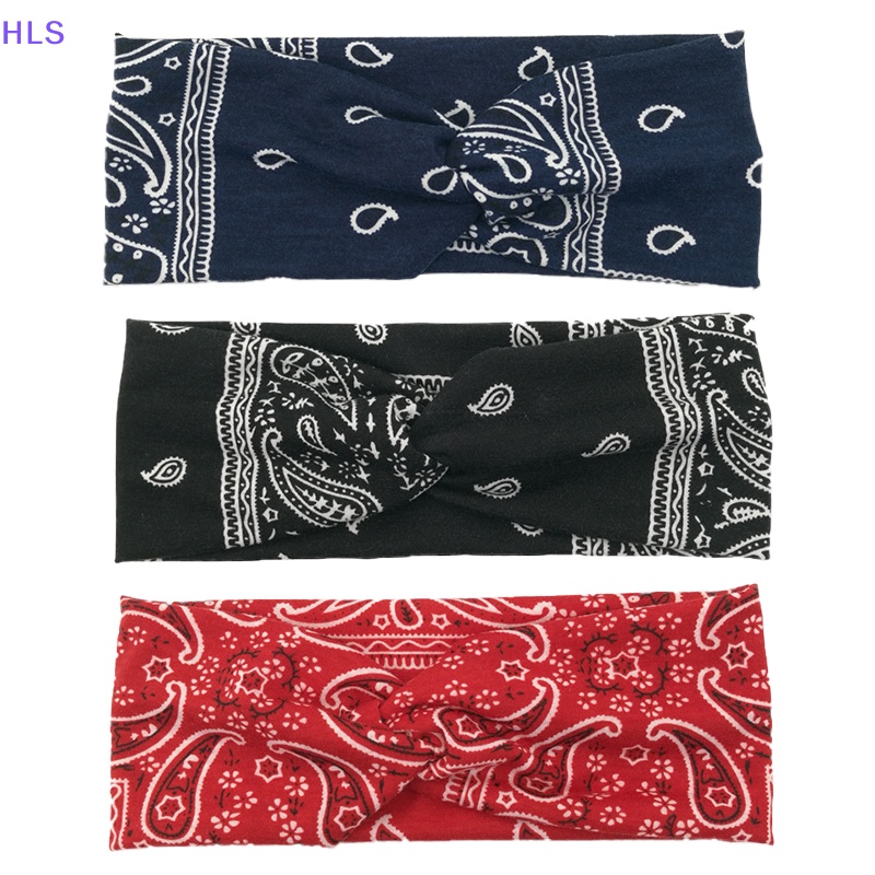 [HLS] Băng Đô Thun Cotton Co Giãn In Họa Tiết Bandana Quấn Đầu Trang Điểm Rửa Mặt / Trang Điểm Thể Thao / Làm Đẹp