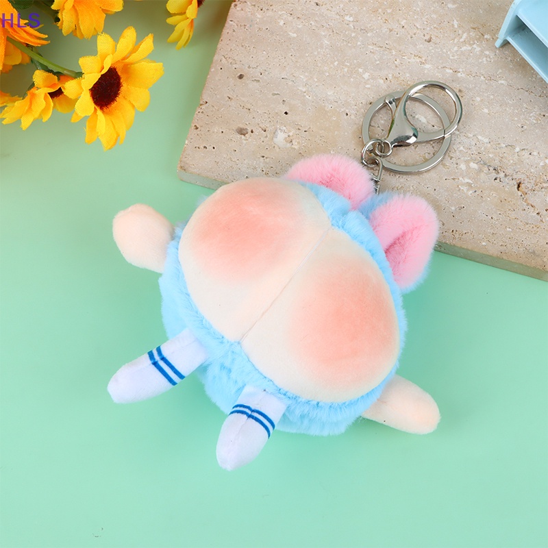 Móc Khóa Hình Mông Thỏ Bằng Lông Nhung Dễ Thương Xinh Xắn