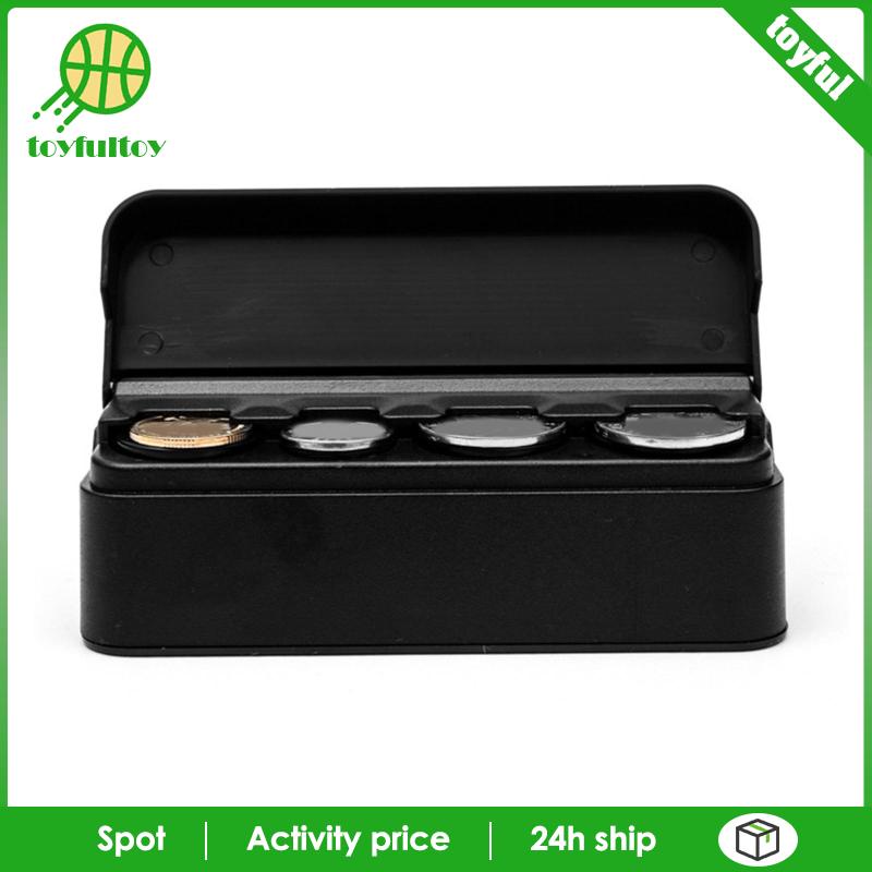 Ốp Hộp Đựng Tiền Xu Có Nắp Màu Đen Cho Xe Hơi RV