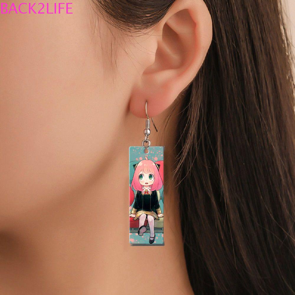 BACK2LIFE Khuyên Tai Thả Hình Gấu Bond Dễ Thương Thanh Lịch Phong Cách Hàn Quốc Cho Bạn Gái