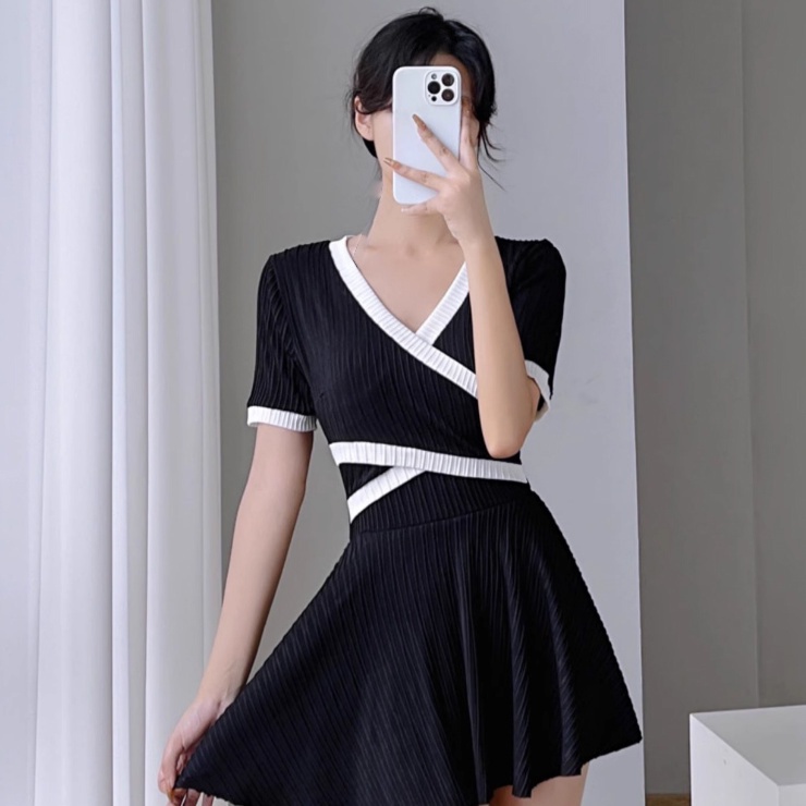 Bộ Đồ Bơi Mùa Hè Kích Thước Lớn Che Phủ Kín Đáo Cho Nữ 100kg 2023