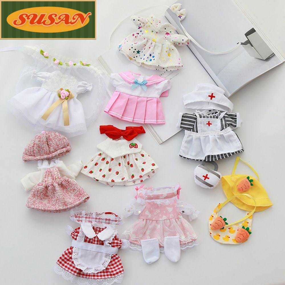 SUSANS Cừu Nhồi Bông Mặc Đầm Xinh Xắn Cho Búp Bê