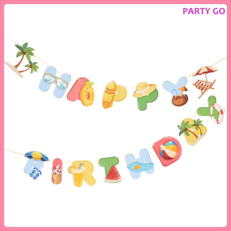 Dây Treo Trang Trí Tiệc Sinh Nhật Phong Cách Hawaii