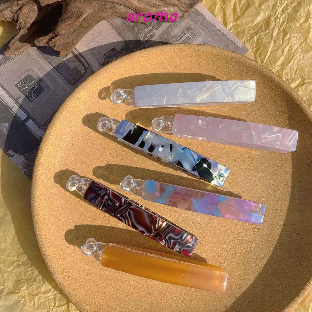 AROMA Kẹp Tóc Hình Vỏ Sò Phong Cách Hàn Quốc Dành Cho Nữ