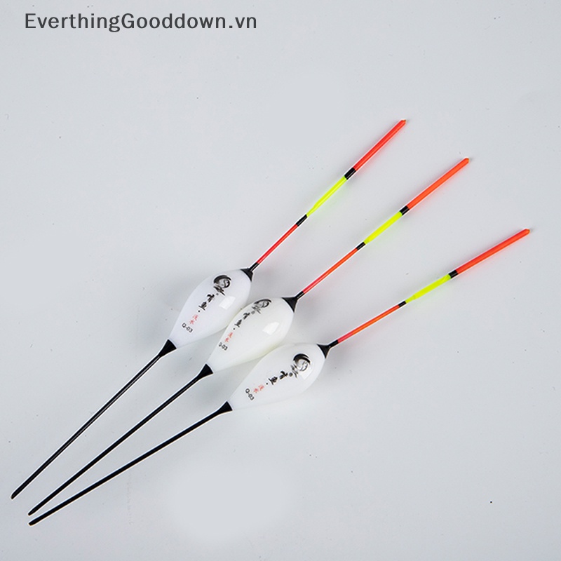 Everthinggooddown Set 3 Phao Nổi Câu Cá Bằng Nhựa Dạng Ngắn vn