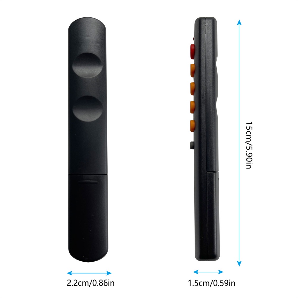 Pin ngoài Dải ABS màu đen Điều khiển từ xa Thông minh cho người giữ tương lai