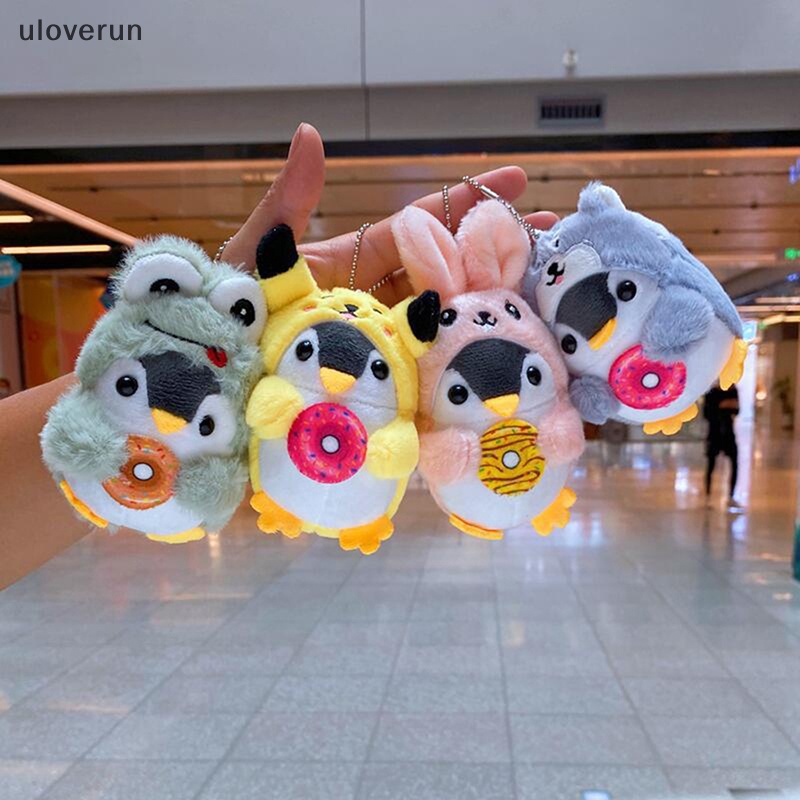 Móc Khóa Hình Chim Cánh Cụt Nhồi Bông Xinh Xắn Dễ Thương