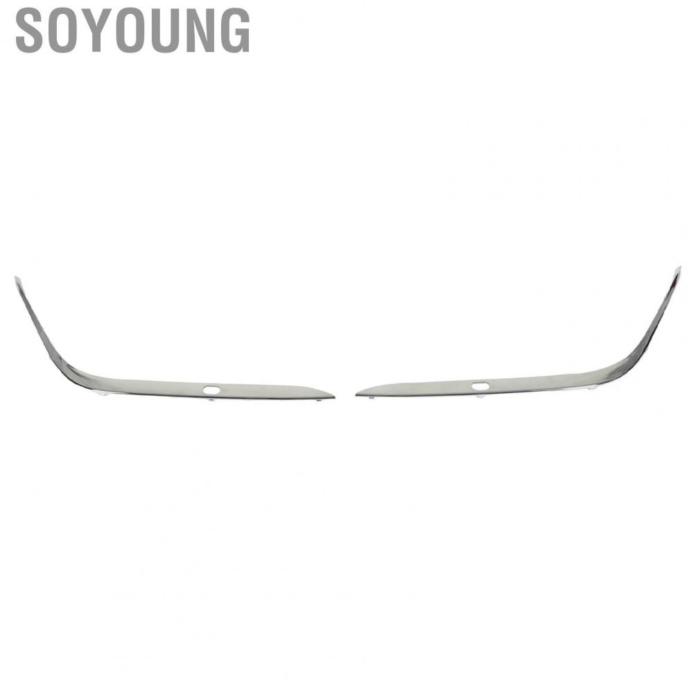Soyoung Front Bumper Impact Strip  Scratch Resistant Durable 51118168105 Molding Outer Cover for 7 Series 740i 740iL 750iL
