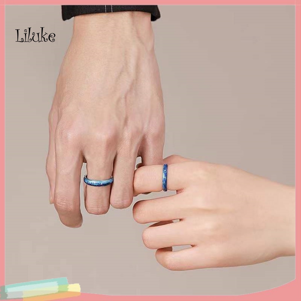 Nhẫn Đồng Hở Họa Tiết Bầu Trời Sao Độc Đáo