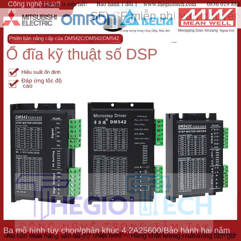 DM542, Bộ Điều Khiển Driver, Trình Điều Khiển Động Cơ Bước 42 57 86 4.2A 25600 Kỹ Thuật Số PFDE - DM542-YS