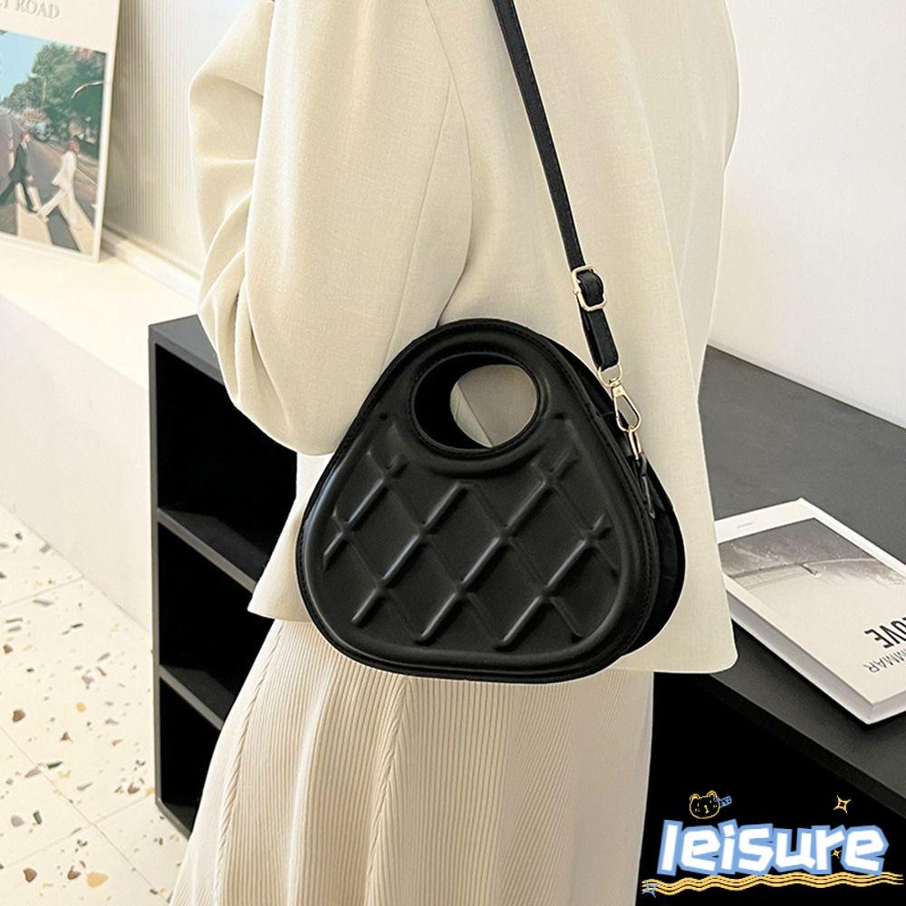 LEISURE Túi Đeo Chéo Da PU Gọn Nhẹ Sức Chứa Lớn Thời Trang Cho Nữ