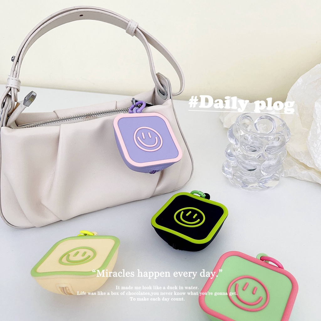 Túi Đựng Tai Nghe / Dây Cáp Sạc USB Mini Họa Tiết Hoạt Hình Dễ Thương