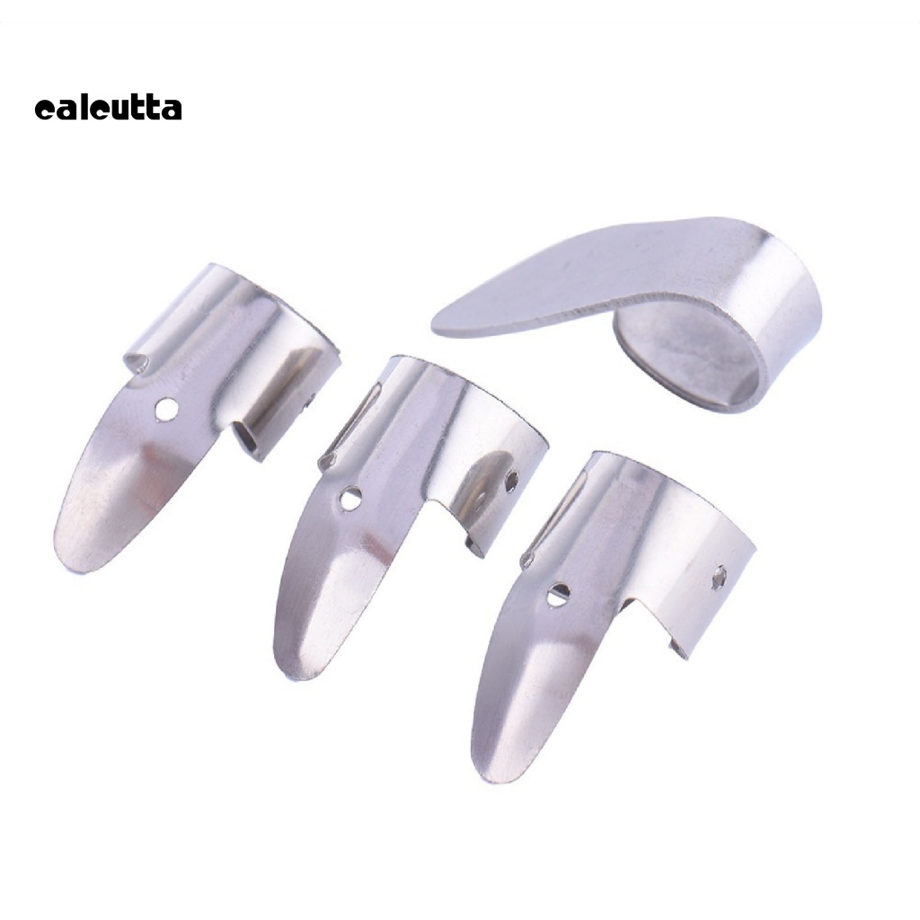 Bộ 4 Miếng Gảy Đàn Guitar Bằng Thép Không Gỉ Tiện Dụng