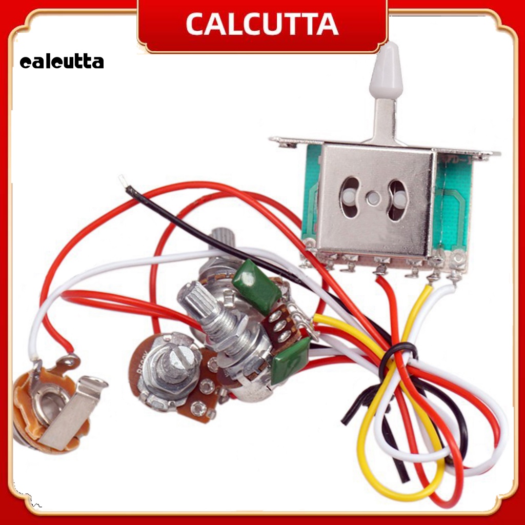 Bộ Dây Mạch Điều Chỉnh Âm Lượng Bằng Kim Loại Đơn Giản Cho Đàn Guitar Điện