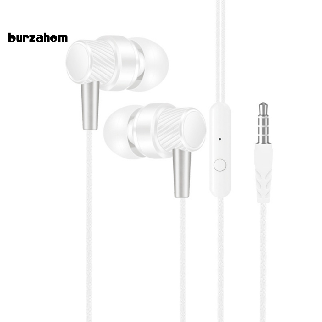 Tai Nghe Nhét Tai Có Dây Âm Thanh Nổi Bass Mạnh Giảm Tiếng Ồn Không Rối Kèm Mic Cho Điện Thoại