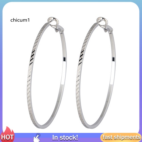 Khuyên Tai Tròn Lớn Thời Trang Dành Cho Nữ