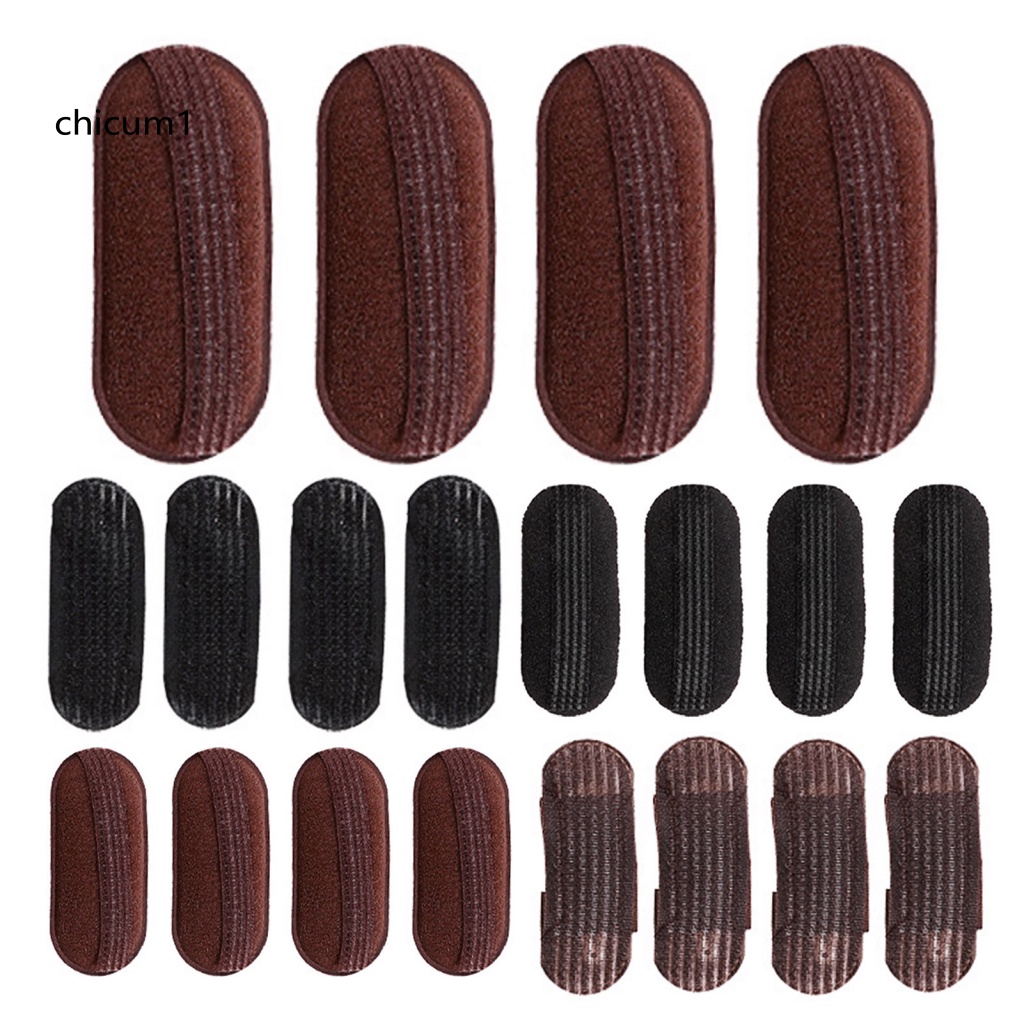 Set 4 Kẹp Tạo Kiểu Tóc Bồng Bềnh Thoáng Khí Không Dùng Điện DIY