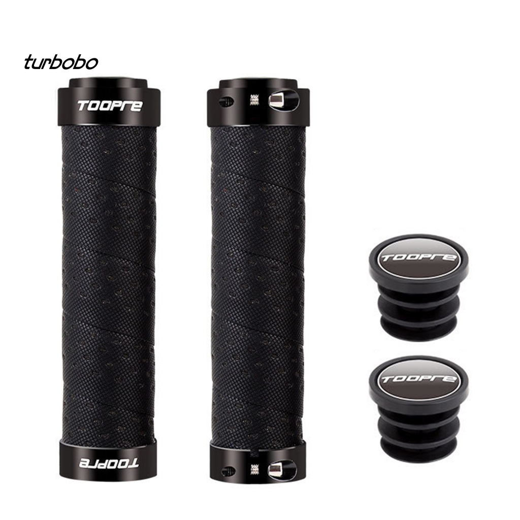 1 Bộ Bọc Tay Lái Xe Đạp Giả Da Nhiều Màu Chống Trượt Có Lỗ Thoáng Khí