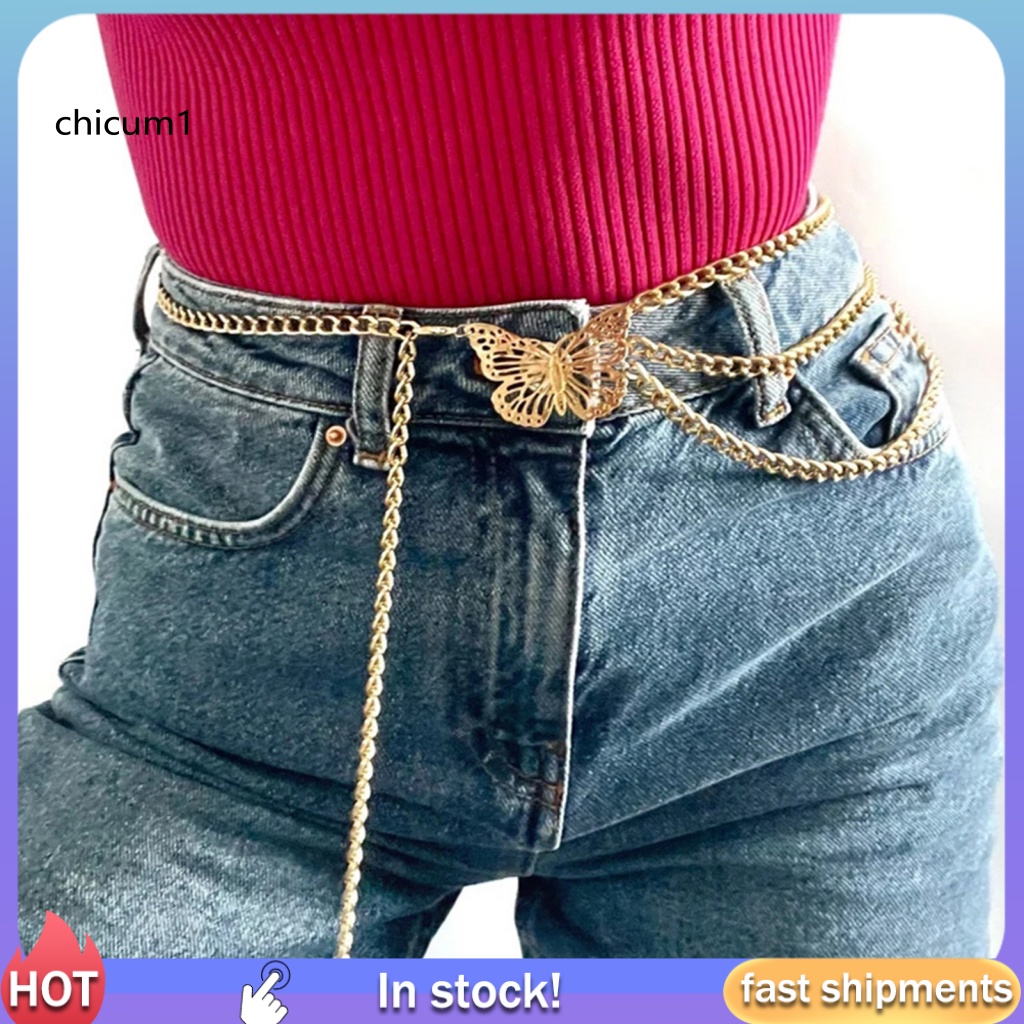 Dây Xích Đeo Thắt Lưng Bằng Hợp Kim Nhôm Tùy Chỉnh Thời Trang Quyến Rũ Dễ Phối Đồ Dành Cho Sân Khấu