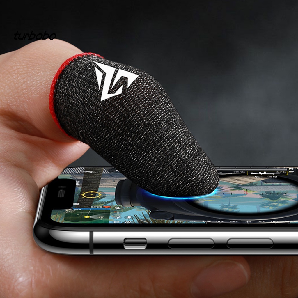 1 Cặp Bọc Ngón Tay Chống Trượt Thoáng Khí Chống Mồ Hôi Khi Chơi Game Chuyên Nghiệp