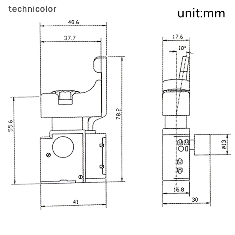Công Tắc Điều Khiển Tốc Độ Khoan Điện Màu Đen FA2-6 / 1BEK 6a 250v