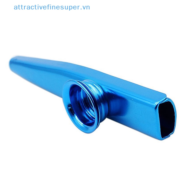 Afs Nhạc Cụ Sáo Kazoo Bằng Kim Loại 6 Màu Quà Tặng Cho Trẻ Em