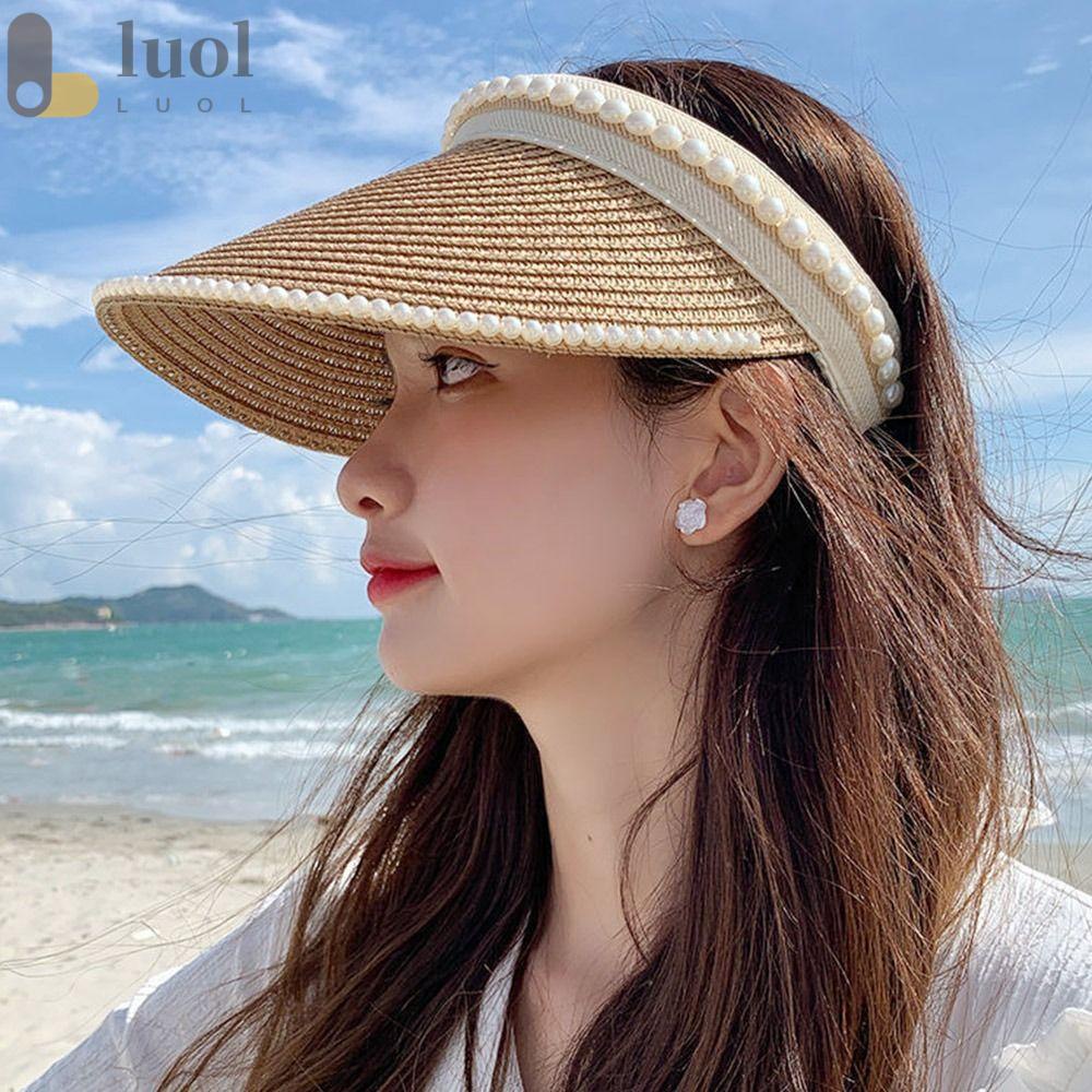 LUOL Mũ Rộng Vành Đi Biển Chống Nắng Cho Nữ