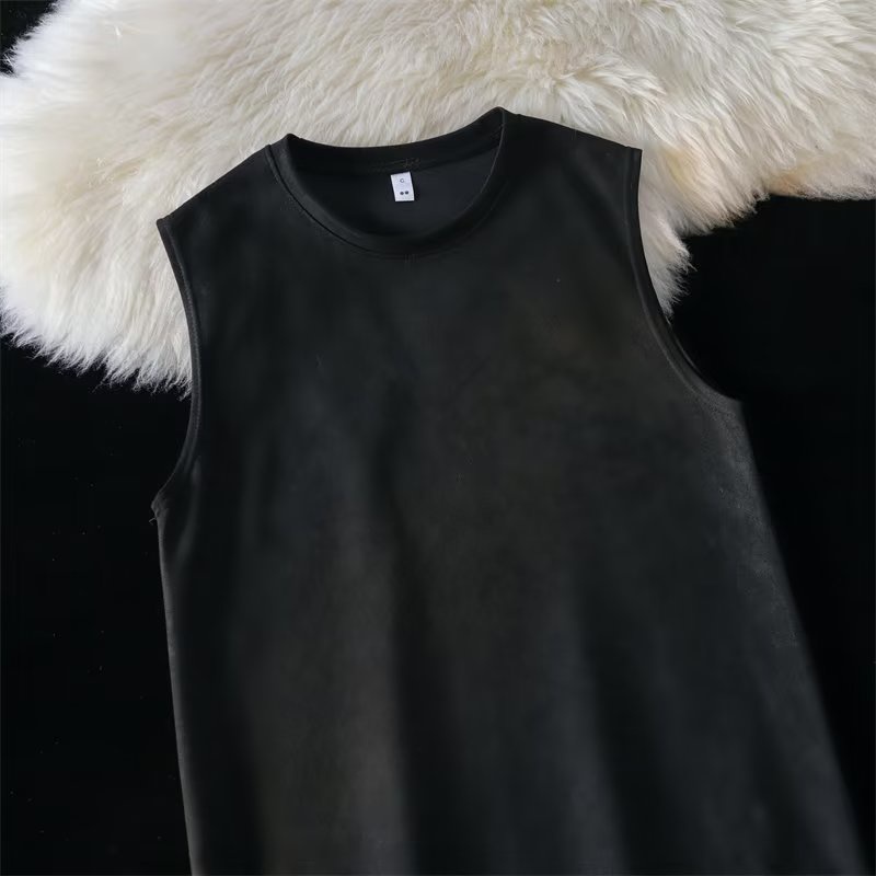 Áo Sát Nách Cổ Tròn Màu Trơn Thời Trang Mùa Hè Mới Trẻ Trung Cho Nam