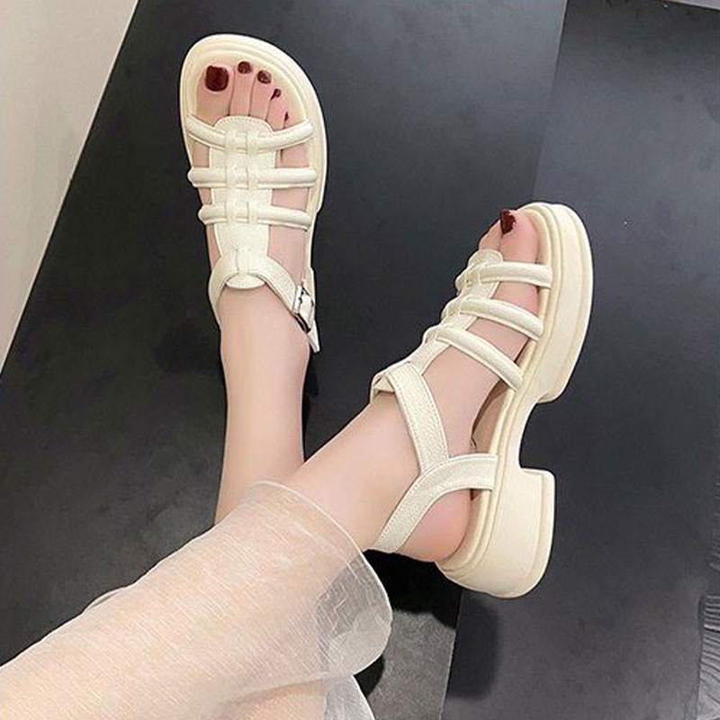 ROMANCE👄Xăng đan Đế Dày Thời Trang Dành Cho Nữ