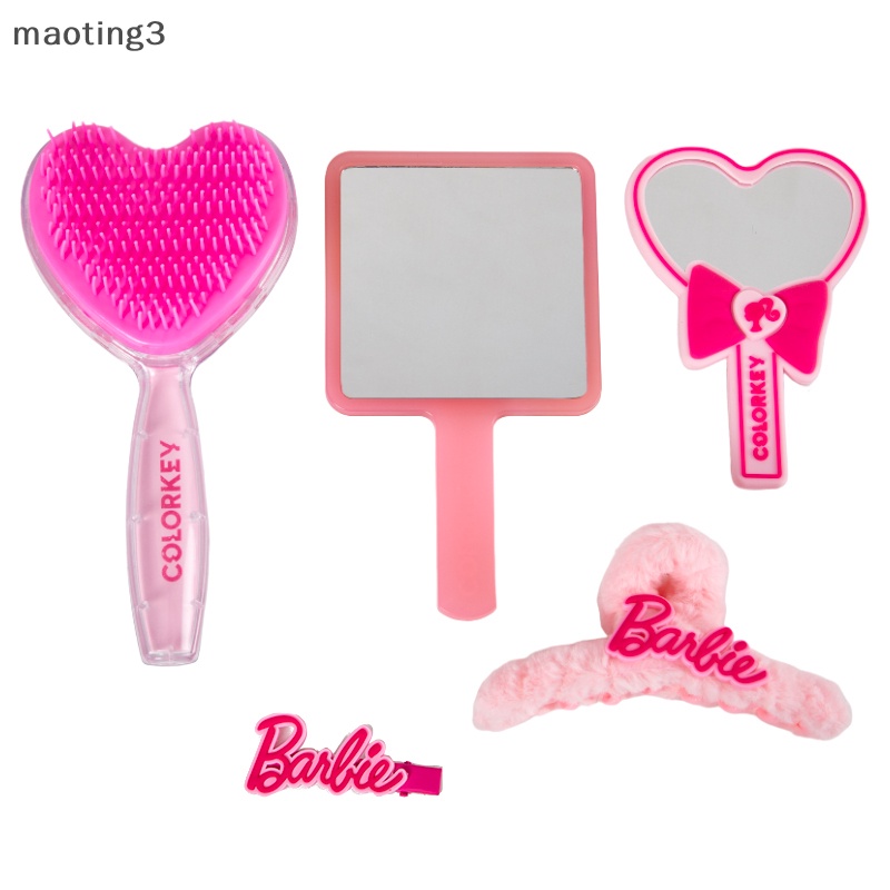 Gương Trang Điểm Cầm Tay Hình Hoạt Hình Thắt Nơ Trái Tim Đáng Yêu Nhỏ Gọn Làm Quà Tặng Cho Nữ