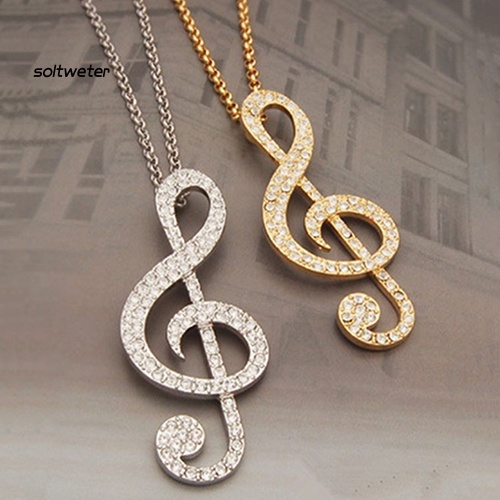 Vòng cổ Mặt Nốt Nhạc Đính Đá Thời Trang
