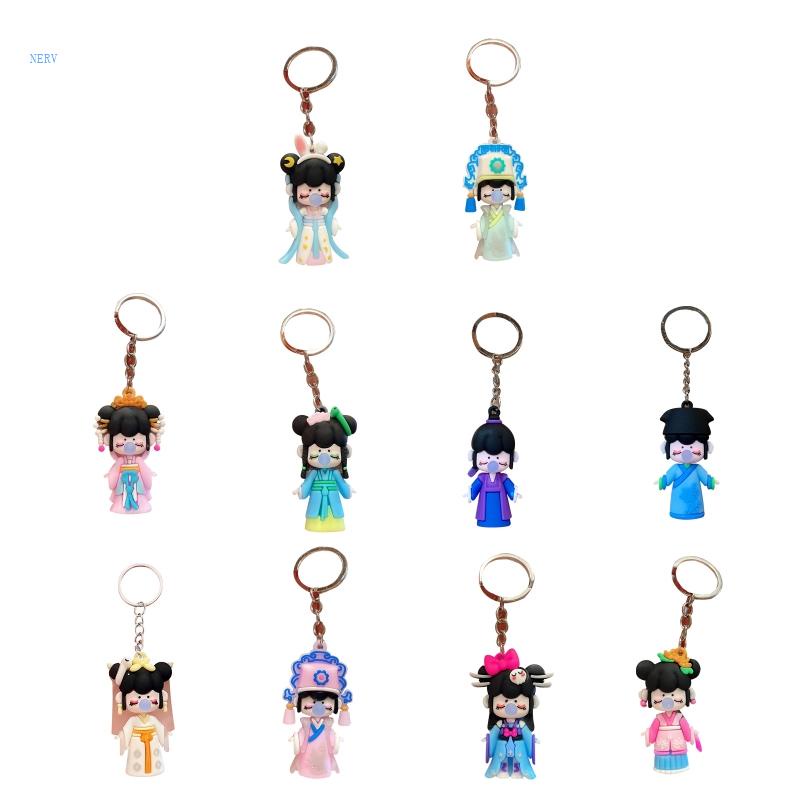 Móc Khóa Cao Su Mềm Hình Nhân Vật Hoạt Hình Anime Sáng Tạo