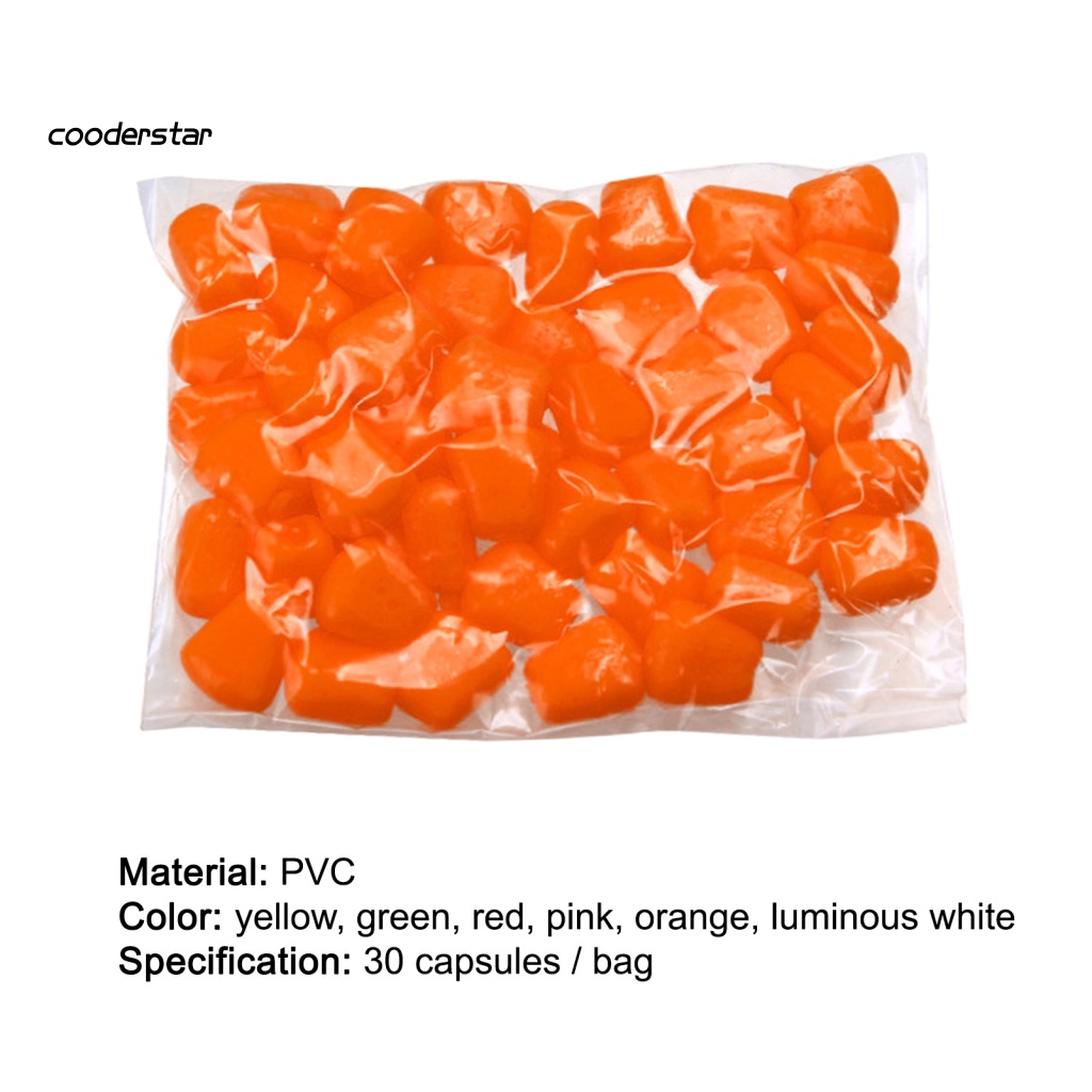Set 30 Mồi Câu Cá Giả Hình Hạt Bắp Mềm Phát Quang