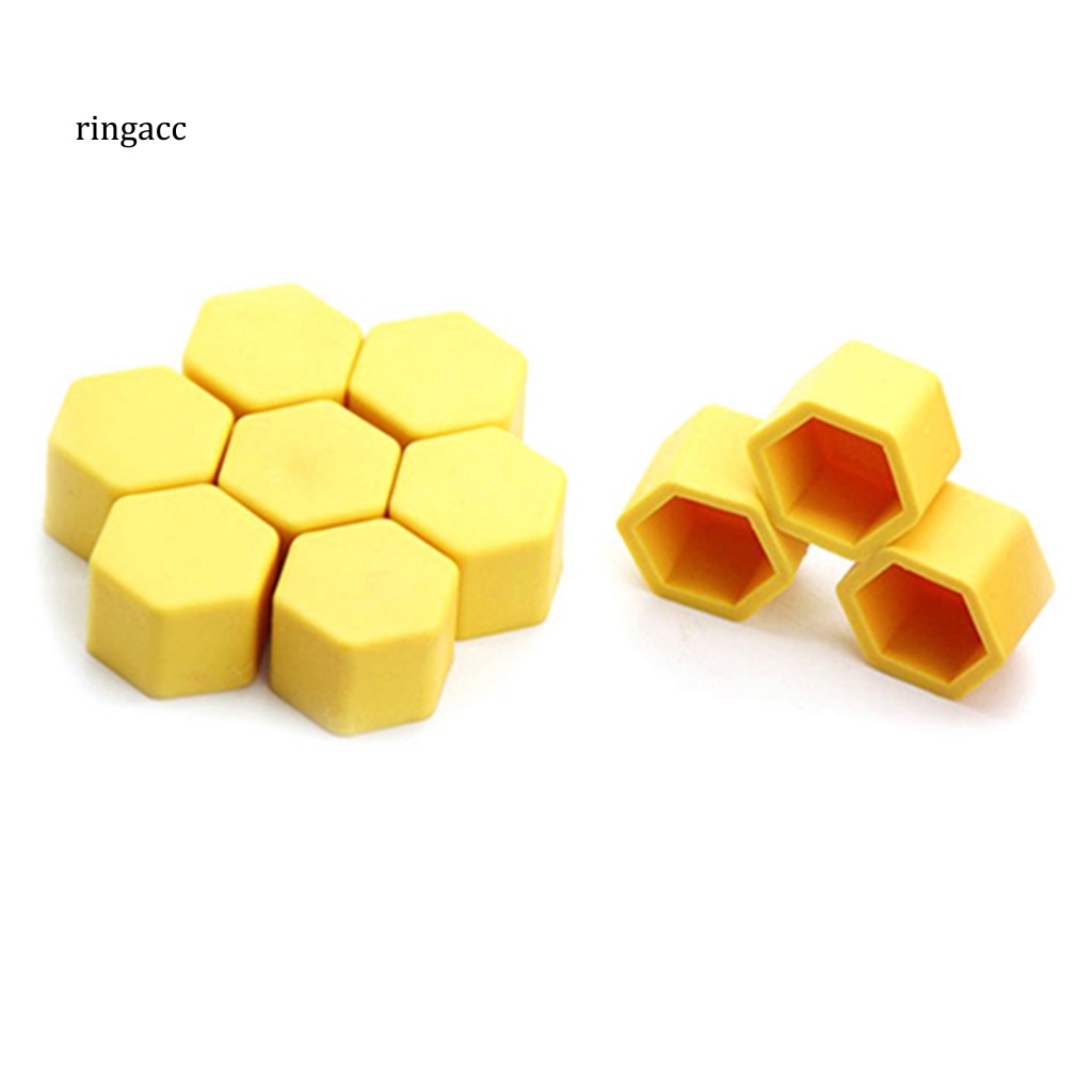 Bộ 20 Nắp Silicone Bảo Vệ Vành Bánh Xe Hơi Chịu Nhiệt Độ Cao 19mm