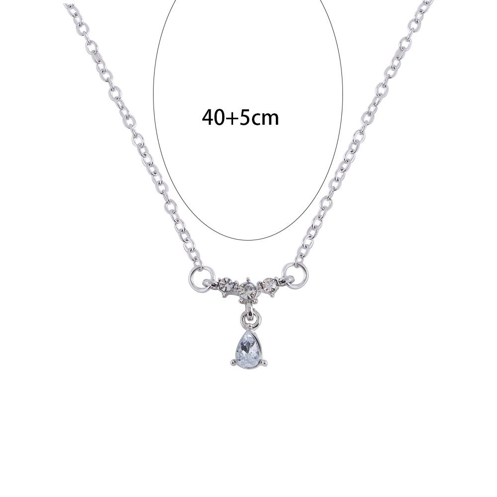 Vòng Cổ Choker Chất Liệu Hợp Kim Đính Đá Lấp Lánh Phong Cách Hàn Quốc