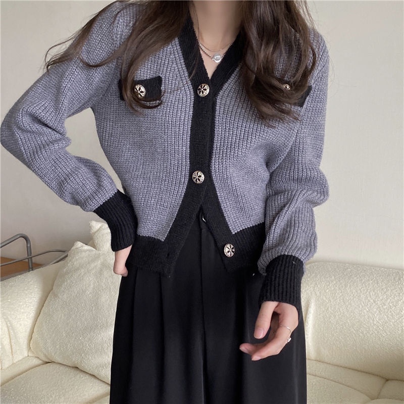 Áo Khoác Cardigan Dệt Kim Dáng Rộng Thiết Kế Mới Thời Trang Theo Phong Cách Nhật Hàn Cho Nữ