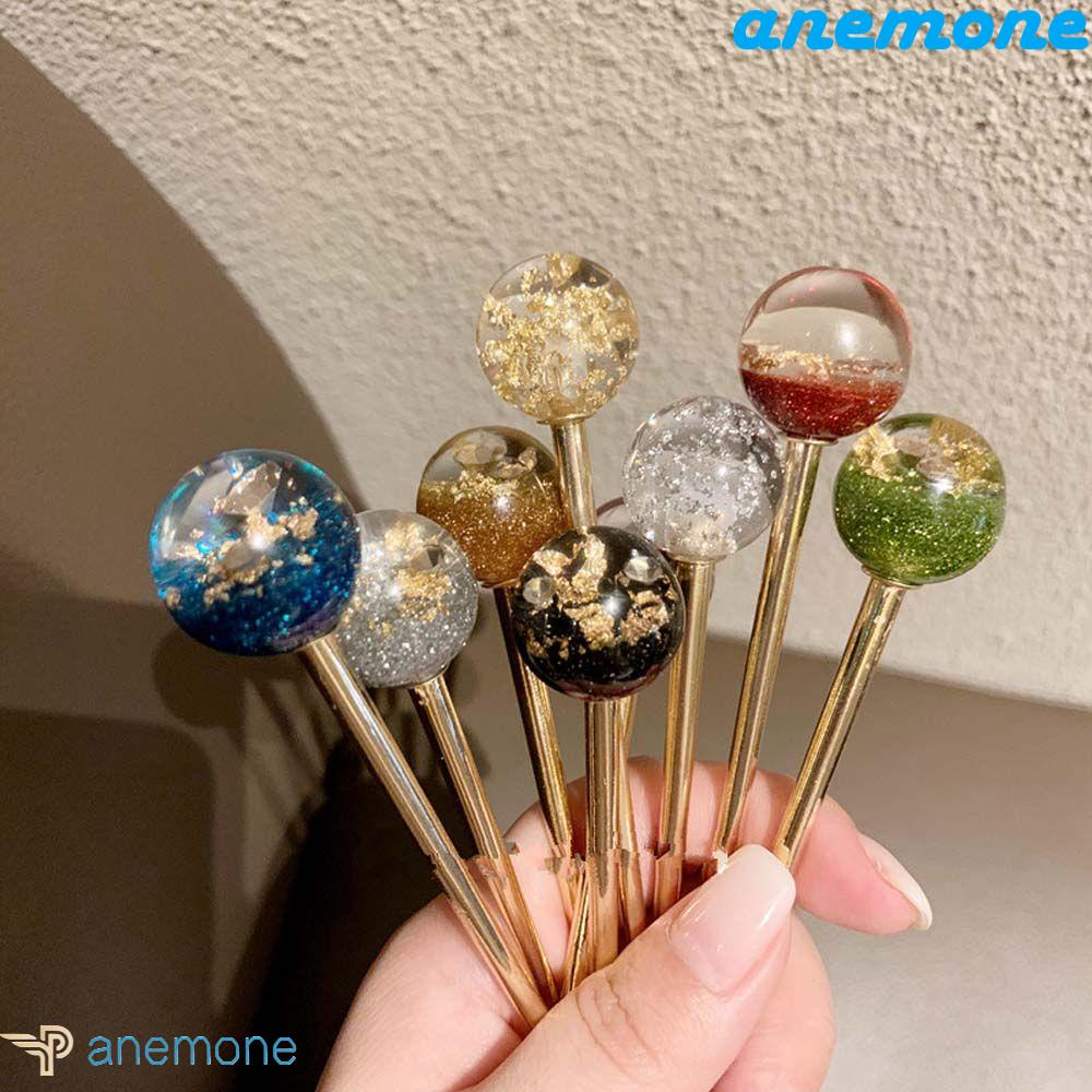 ANEMONE Trâm Cài Tóc Bằng Lá Kim Loại Hình Bầu Trời Sao Cho Nữ 1 Cái