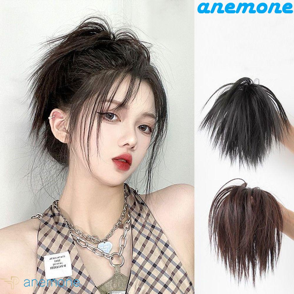 ANEMONE Tóc Giả Thẳng Dài Kiểu Tổ Gà Cách Nhiệt Dành Cho Nữ