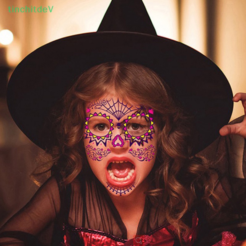 Miếng Dán Trang Trí Mặt Chống Thấm Nước Hình Đầu Lâu Độc Đáo