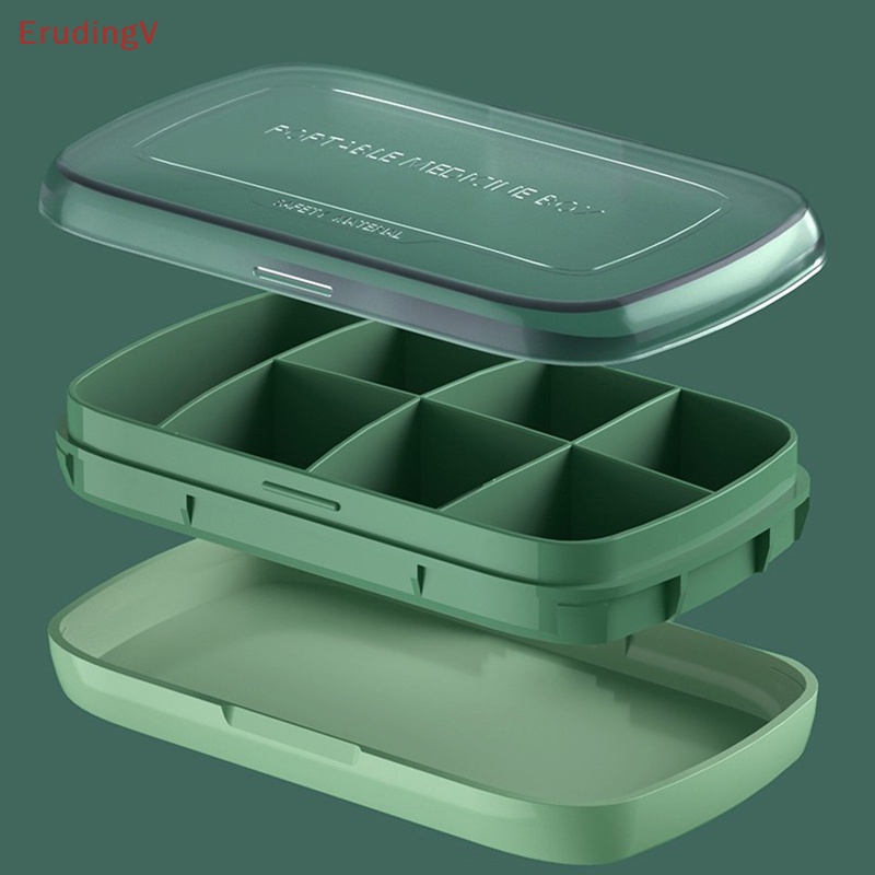 [ErudingV] Hộp Đựng Thuốc Mini Phân Phối Mang Theo Được Sức Chứa Lớn [Mới]