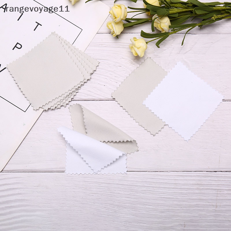 Set 50 Khăn Lau Đánh Bóng Trang Sức Màu Bạc Chống Xỉn Màu