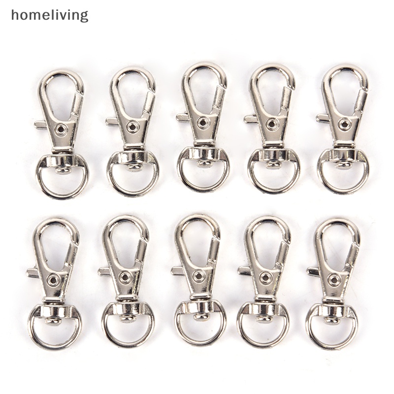 Set 10 Móc Khóa Mini Bằng Hợp Kim Nhôm Tiện Dụng