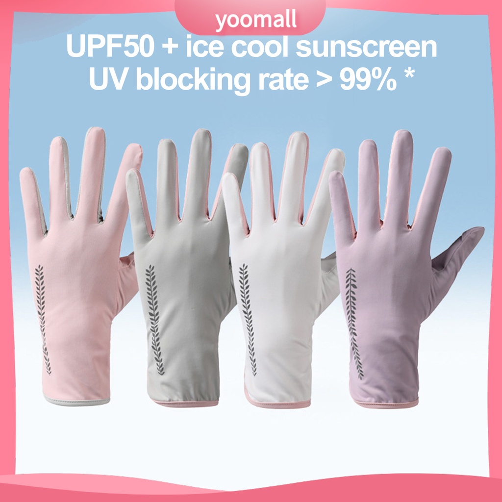 1 Đôi Găng Tay Silicone Mỏng Co Giãn Thoáng Khí Chống Trượt Bảo Vệ Ngón Tay Chống Nắng